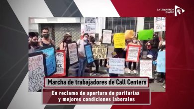 Argentina: Se movilizaron este jueves las trabajadoras y trabajadores de call center